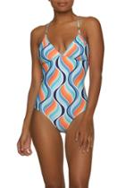 Helen Jon - Tie Back One-piece-estrada