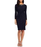 Alex Evenings - Long Sleeve Twisted Bodice Dress