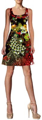 Johanne Beck - Audrey Scoop Neck Dress For Style Only Mouse Over For Color Sorbet Floral 1xs 2s 1m