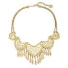 Ben-amun - Helen Of Troy Gold Pendant Statement Necklace With Petite Tassel