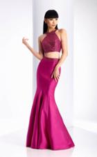 Clarisse - 3190 Two Piece Halter Mermaid Dress