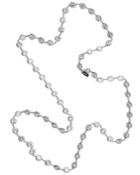 Cz By Kenneth Jay Lane - 36 Round Bezel Set Necklace