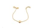 Tresor Collection - 18k Yellow Gold Bracelet With Lente Bead