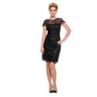 Nox Anabel - Cap Sleeves Short Lace Formal Dress 5064