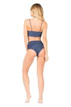 Lolli Swimwear - Dainty Bottom In Blueberry Pie