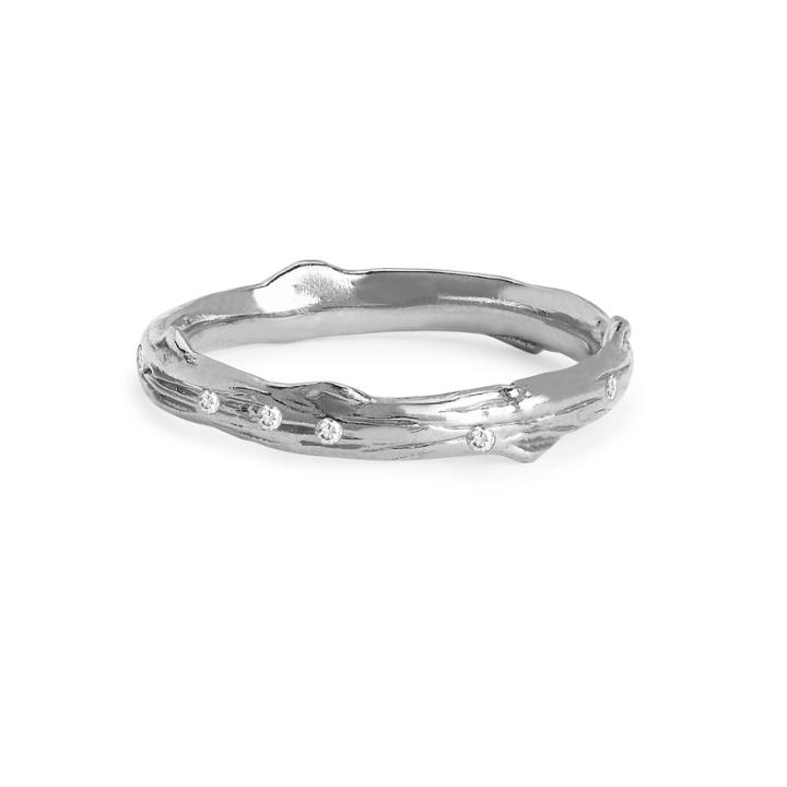 Logan Hollowell - Rose Thorn Sprinkled Diamond Band