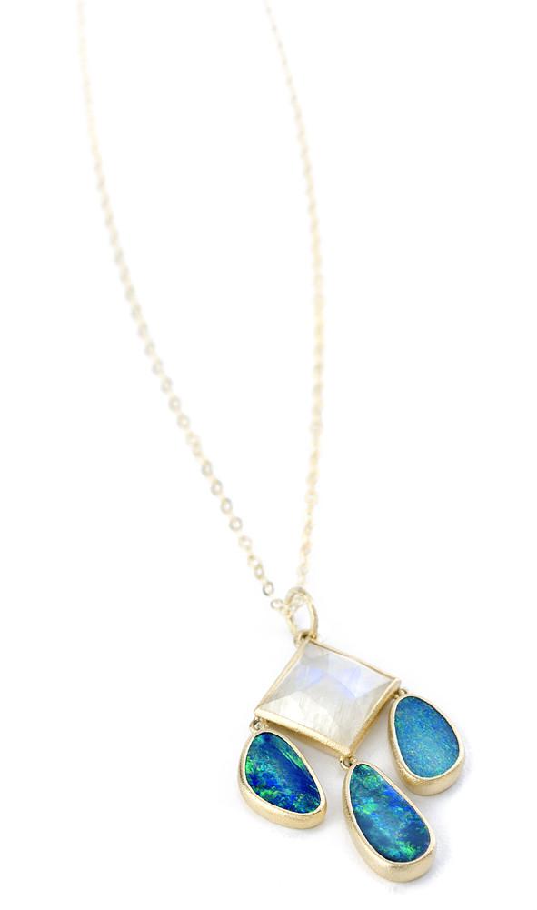 Nina Nguyen Jewelry - Aztec 14k Gold Necklace
