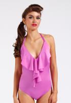 Nicolita Swimwear - Rumba Ruffles Pink One Piece Swimsuit