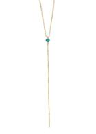 Rachael Ryen - Gemstone Lariat Necklace Turquoise