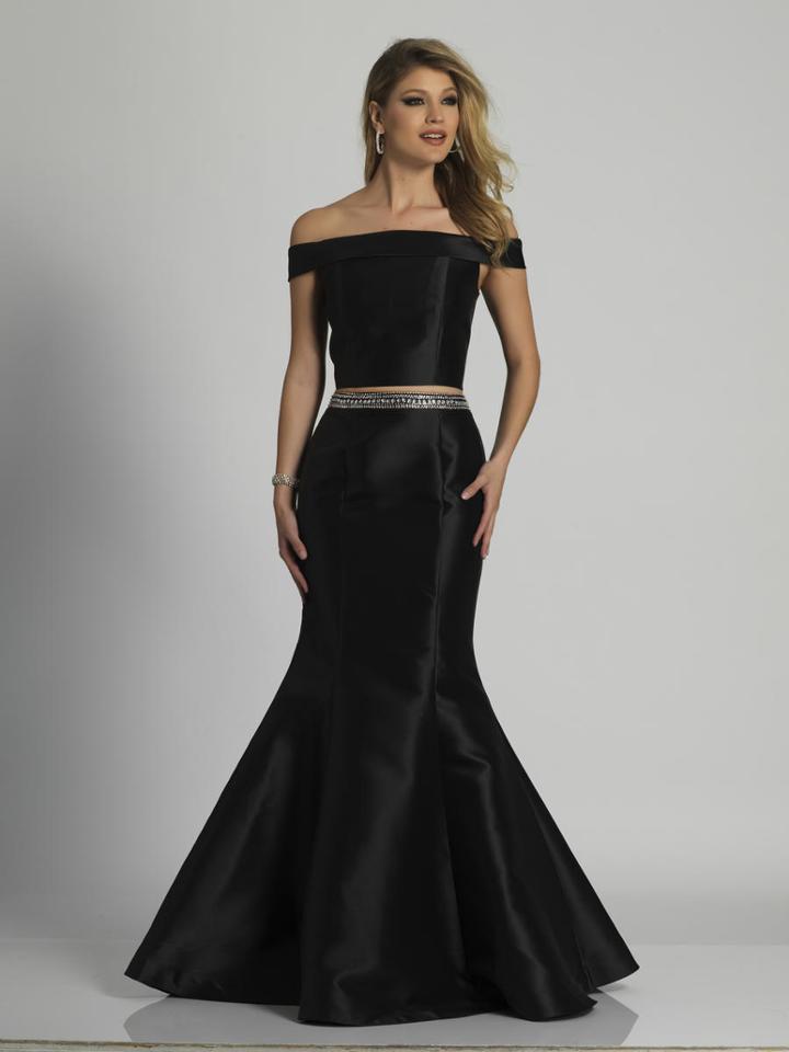 Dave & Johnny - A6296 Off-shoulder Two-piece Mermaid Gown