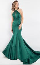 Rachel Allan Prima Donna - 5949 Halter Neck Structured Evening Gown