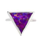Heather Hawkins - Trillion Ring In Purple Mojave Turquoise