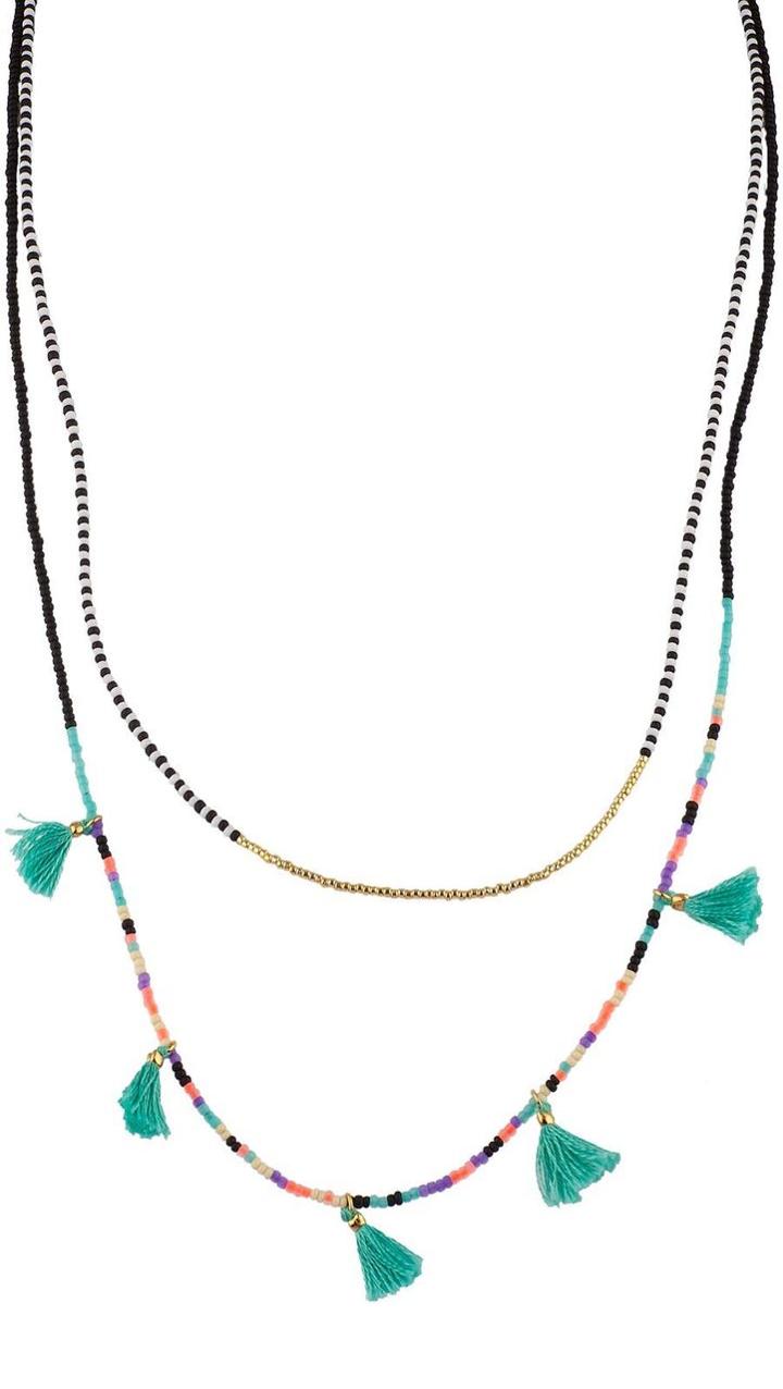 Montce Swim - Shashi X Delilah Lilu Necklace (light Teal)