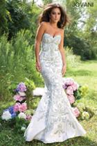 Jovani - Exquisite Strapless Sweetheart Mermaid Gown 20944