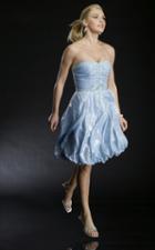 Janique - Ruched Sweetheart Cocktail Dress A039
