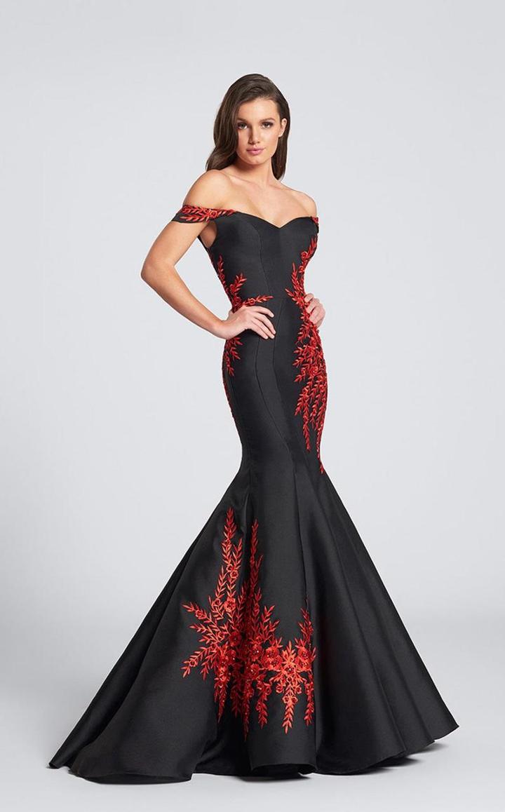 Ellie Wilde - Ew21724 Off-shoulder Trumpet Gown