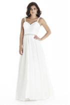 Jolene Collection - E17039l Surplice Sweetheart Bodice Tulle Gown