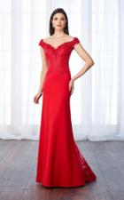 Cameron Blake - 217636 Laced V-neck Sheath Dress