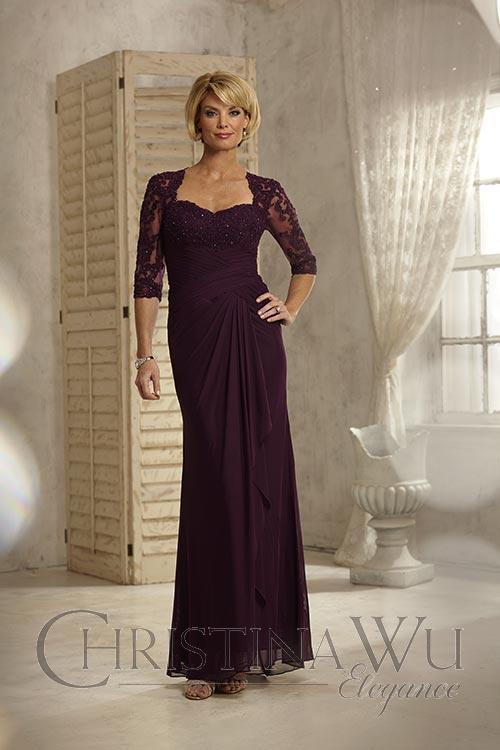 Christina Wu Elegance - 17816 Embroidered Lace Sweetheart Dress