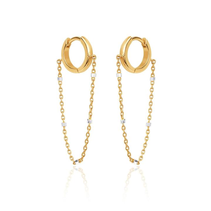 Logan Hollowell - New! Solid Mini Goddess Chain Earrings