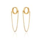 Logan Hollowell - New! Solid Mini Goddess Chain Earrings