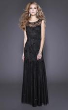 Shail K - 1274 Embellished Sheer Mermaid Gown