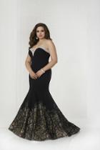 Tiffany Homecoming - 16318 Faux Strapless Mermaid Gown