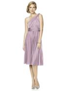 Dessy Collection - Mj-twist1 Dress In Suede Rose