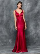 Colors Dress - 1648 Sleeveless V Neck Long Dress