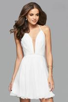 Faviana - 7851 Plunging V-neck Cocktail Dress