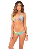 Luli Fama - Siren Dance D/dd Cup Triangle Halter In Multicolor (l486073)