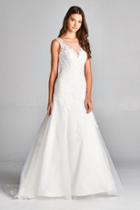 Aspeed - L1904 Lace Applique A-line Wedding Gown