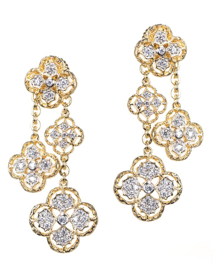 Jarin K Jewelry - Fringed Clover Earrings