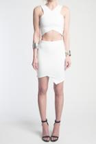 Donna Mizani - Cross Over Mini Skirt