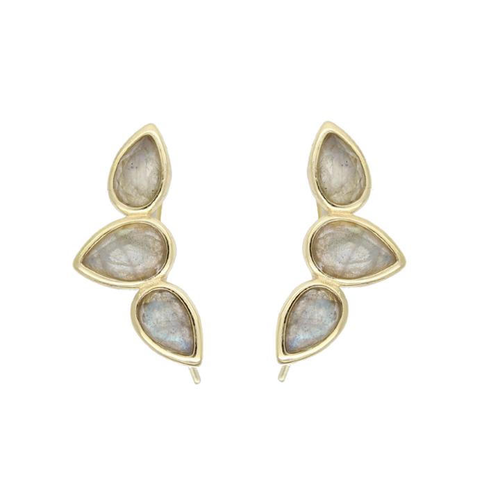 Rachael Ryen - Teardrop Wing Pins - Labradorite