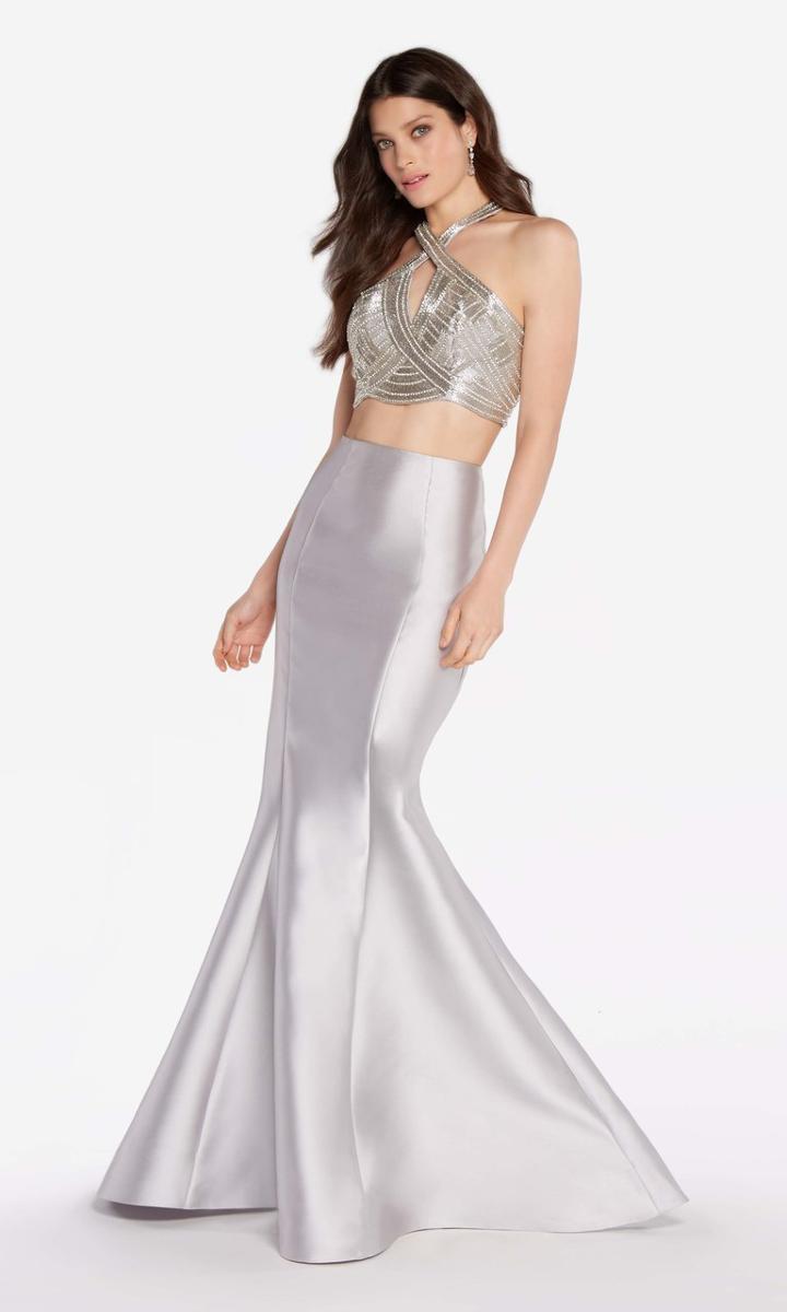 Alyce Paris - 60216 Halter Neckline Mikado Mermaid Gown