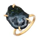 Heather Hawkins - Prong Set Dark Drusy Geode Ring