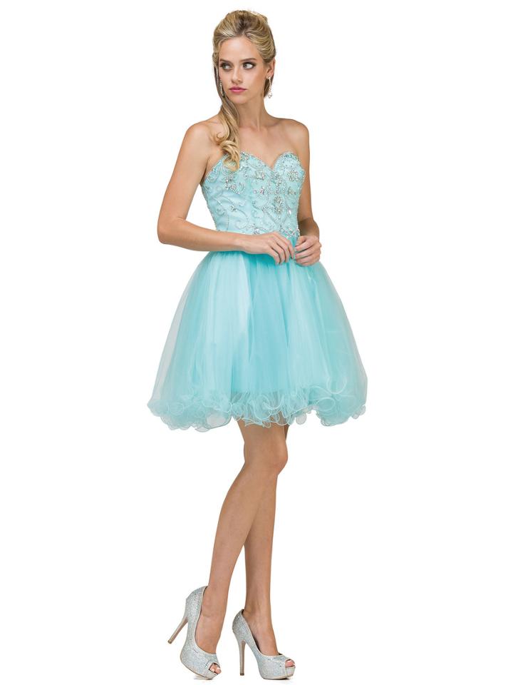 Dancing Queen - 2020 Strapless Ornate Corset Dress