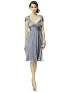 Dessy Collection - Luxtwist1 Dress In Platinum