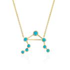 Logan Hollowell - Libra Turquoise Constellation Necklace