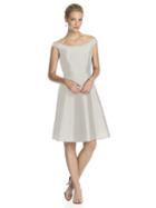 Alfred Sung - D686 Bridesmaid Dress In Snow White
