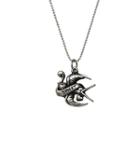 Femme Metale Jewelry - Sweet Swallow Charm Necklace