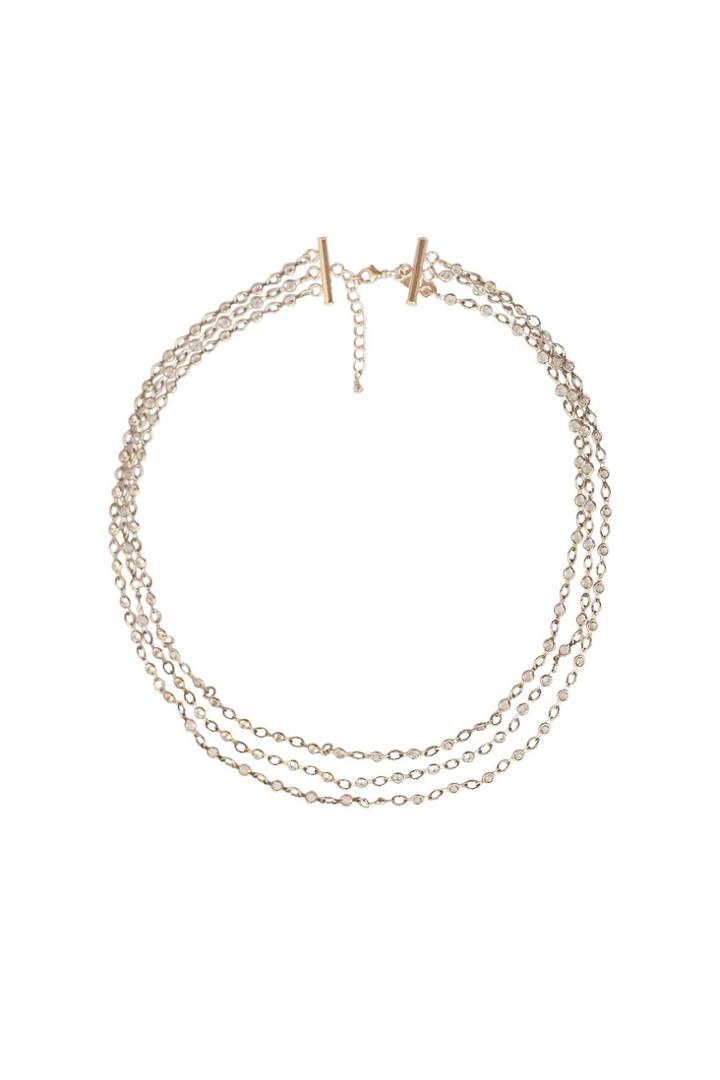 Heather Gardner - Regal 3 Layer Swarovski Crystal Necklace