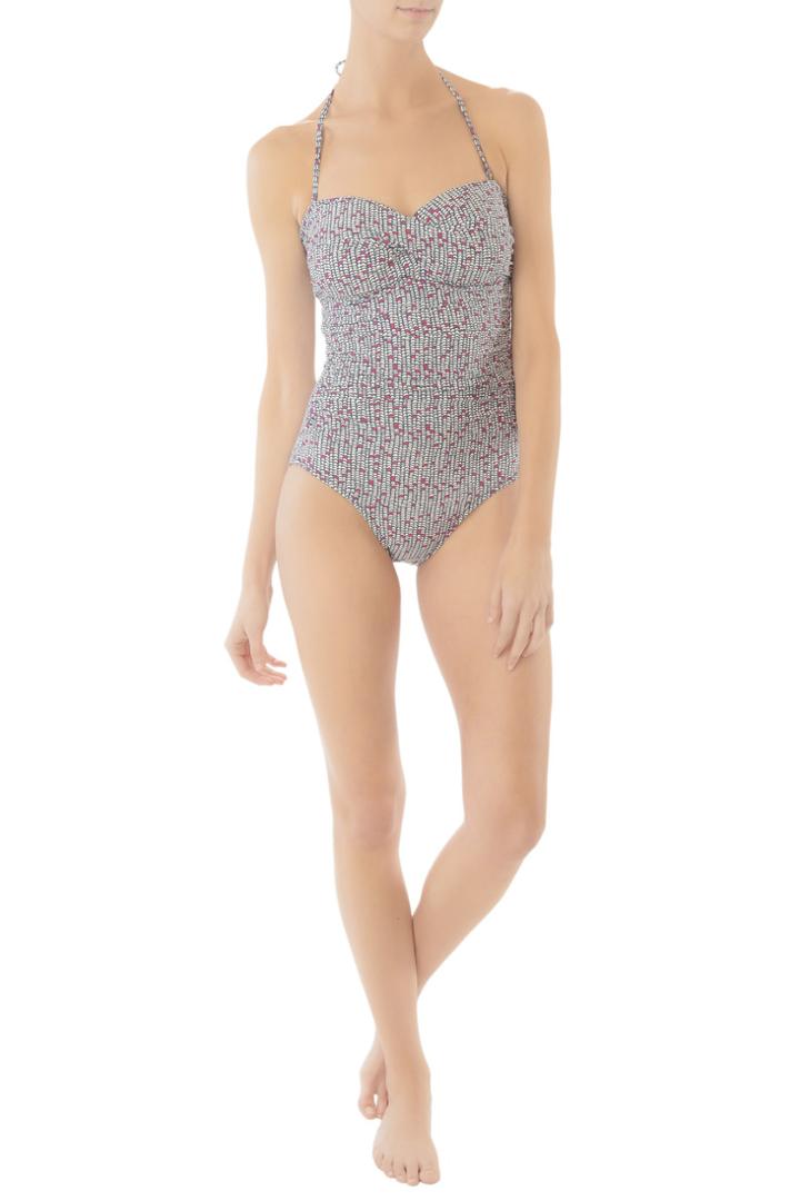 Helen Jon - Twist Bandeau One-piece - Costa Azul