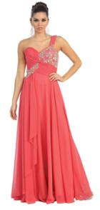 May Queen - Divinely Shirred Sweetheart A-line Long Dress Mq1061