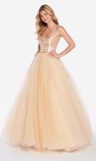 Alyce Paris - 60145 Strapless Sweetheart Beaded Tulle Ballgown