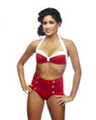 Nicolita Swimwear - Club Nautico High-waisted Bikini Bottom With Shirring Red