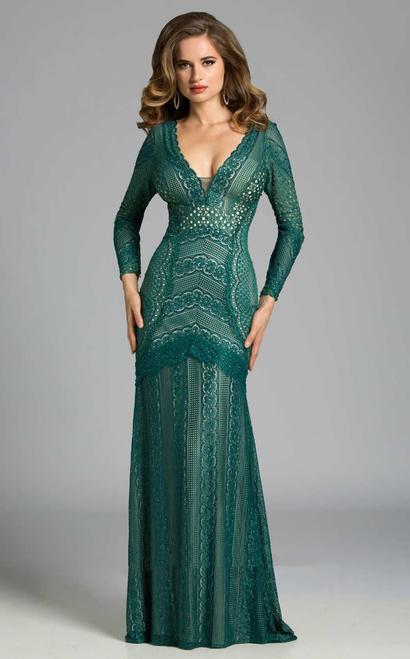Lara Dresses - 32639 In Green/nude