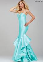 Jovani - Stunning Strapless Shiny Long Gown 28900