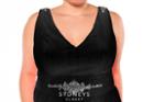 Sydney's Closet - Sc7154 Plus Size Dress In Black